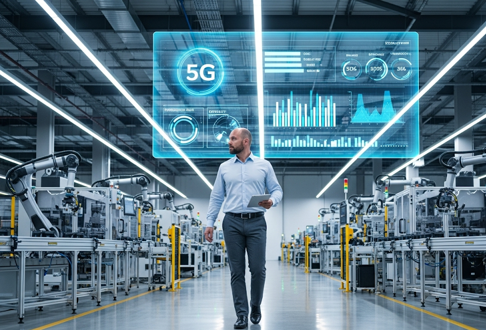 فناوری 5G نقطه عطفی در صنعت تولید به شمار می‌رود و نقشی حیاتی در شکل‌دهی آینده کارخانه‌های هوشمند ایفا می‌کند.